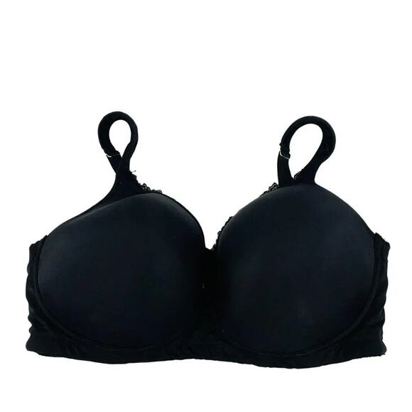 Ashley Stewart Full Coverage Butterfly Bra Black Size 42DD - Picture 2 of 7